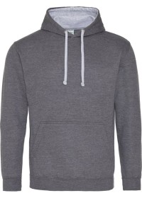 Embroidered Two Tone Hoodie Awdis JH003