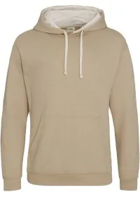 Embroidered Two Tone Hoodie Awdis JH003