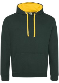 Embroidered Two Tone Hoodie Awdis JH003