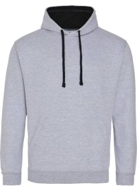 Embroidered Two Tone Hoodie Awdis JH003