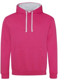 Embroidered Two Tone Hoodie Awdis JH003