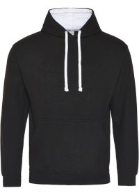 Embroidered Two Tone Hoodie Awdis JH003