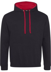 Embroidered Two Tone Hoodie Awdis JH003