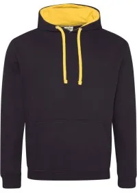Embroidered Two Tone Hoodie Awdis JH003