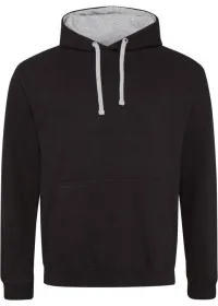 Embroidered Two Tone Hoodie Awdis JH003