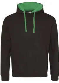 Embroidered Two Tone Hoodie Awdis JH003