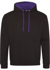 Embroidered Two Tone Hoodie Awdis JH003