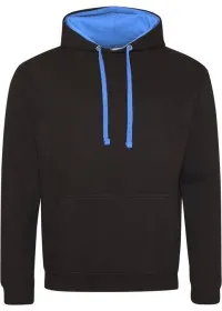 Embroidered Two Tone Hoodie Awdis JH003