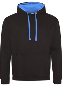 Embroidered Two Tone Hoodie Awdis JH003