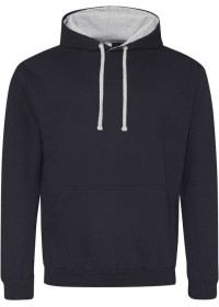 Embroidered Two Tone Hoodie Awdis JH003