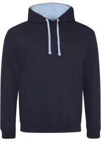 Embroidered Two Tone Hoodie Awdis JH003