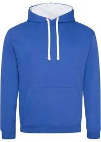 Embroidered Two Tone Hoodie Awdis JH003