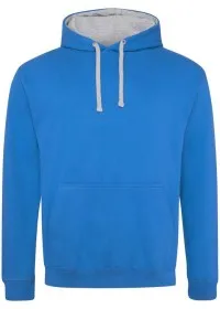 Embroidered Two Tone Hoodie Awdis JH003