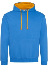 Embroidered Two Tone Hoodie Awdis JH003
