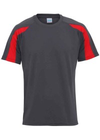 Embroidered Two Tone Sports T-Shirt Awdis JC003