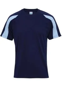 Embroidered Two Tone Sports T-Shirt Awdis JC003