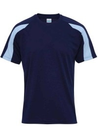 Embroidered Two Tone Sports T-Shirt Awdis JC003