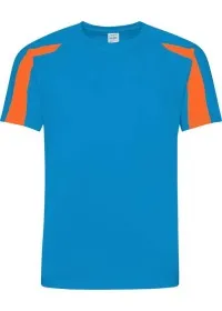 Embroidered Two Tone Sports T-Shirt Awdis JC003