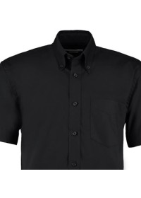 Embroidered Short Sleeve Oxford Shirt Kustom Kit KK109
