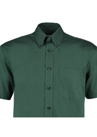Embroidered Short Sleeve Oxford Shirt Kustom Kit KK109