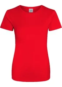 Custom Embroidered Ladies Sports T-Shirt Shirt Awdis JC005