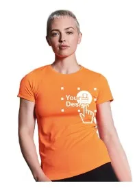 Custom Embroidered Ladies Sports T-Shirt Shirt Awdis JC005