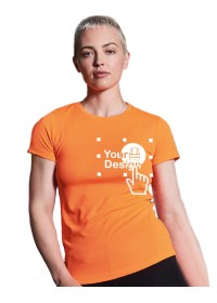 Custom Embroidered Ladies Sports T-Shirt Shirt Awdis JC005