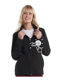 Custom Embroidered Ladies Softshell Jacket Uneek UC613