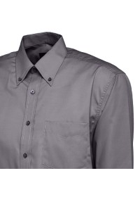 Embroidered Long Sleeve Oxford Shirt Uneek UC701