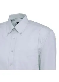 Embroidered Long Sleeve Oxford Shirt Uneek UC701