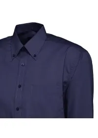 Embroidered Long Sleeve Oxford Shirt Uneek UC701