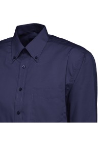 Embroidered Long Sleeve Oxford Shirt Uneek UC701