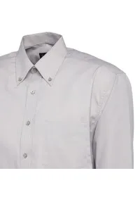 Embroidered Long Sleeve Oxford Shirt Uneek UC701