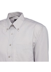 Embroidered Long Sleeve Oxford Shirt Uneek UC701