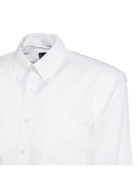 Embroidered Long Sleeve Oxford Shirt Uneek UC701