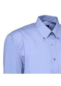 Embroidered Long Sleeve Oxford Shirt Uneek UC701