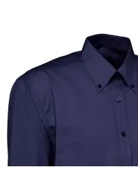 Embroidered Long Sleeve Oxford Shirt Uneek UC701