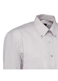 Embroidered Long Sleeve Oxford Shirt Uneek UC701