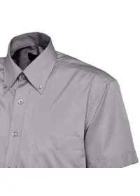 Embroidered Short Sleeve Oxford Shirt Uneek UC702