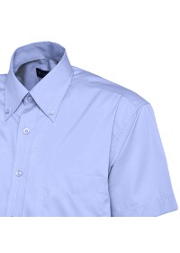 Embroidered Short Sleeve Oxford Shirt Uneek UC702