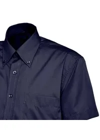 Embroidered Short Sleeve Oxford Shirt Uneek UC702