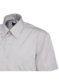 Embroidered Short Sleeve Oxford Shirt Uneek UC702