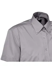 Embroidered Short Sleeve Oxford Shirt Uneek UC702