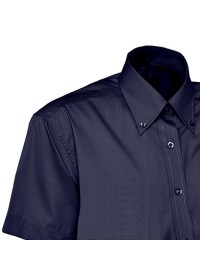 Embroidered Short Sleeve Oxford Shirt Uneek UC702