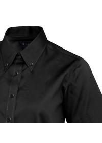 Embroidered Ladies Long Sleeve Oxford Shirt Uneek UC703