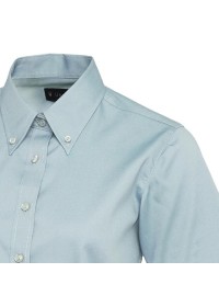Embroidered Ladies Long Sleeve Oxford Shirt Uneek UC703