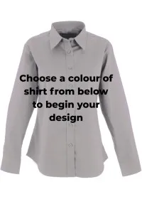 Embroidered Ladies Long Sleeve Oxford Shirt Uneek UC703