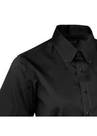 Embroidered Ladies Long Sleeve Oxford Shirt Uneek UC703