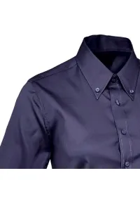 Embroidered Ladies Long Sleeve Oxford Shirt Uneek UC703