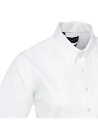 Embroidered Ladies Long Sleeve Oxford Shirt Uneek UC703